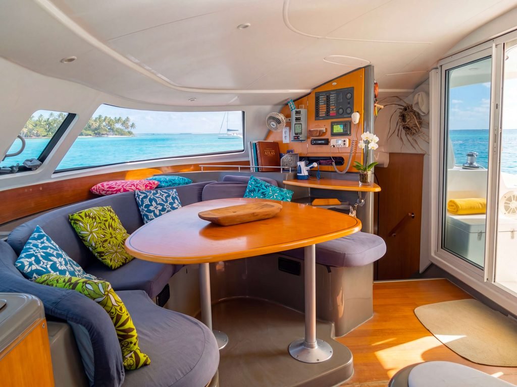 catamaran cocosail école de voile croisiére polynésie pas cher